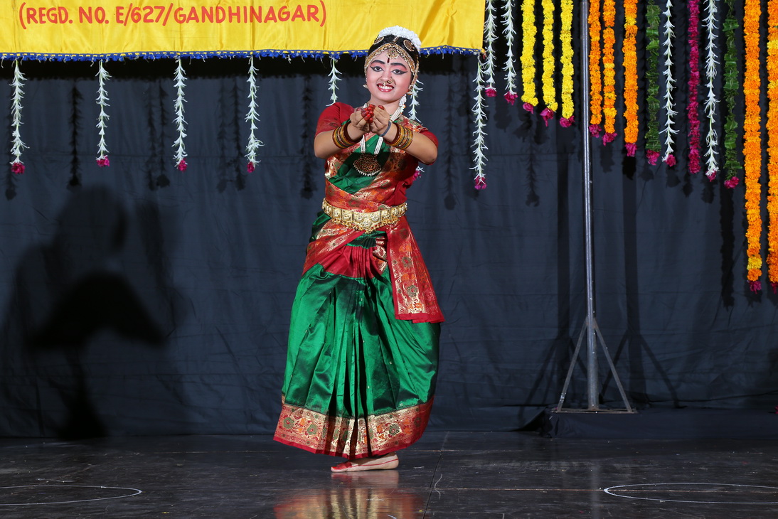 Arangetram photo of Shabnam Sahay, graduate student